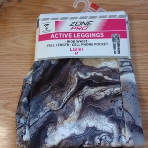 NWT Zone Pro Active High Waist leggings size M